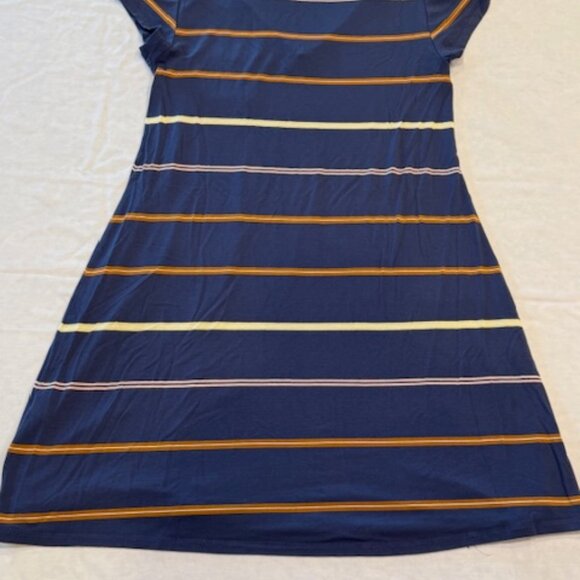 Market & Spruce  T Shirt Dress- Blue with White Stripes- Stitch Fix Size Medium - Picture 3 of 3